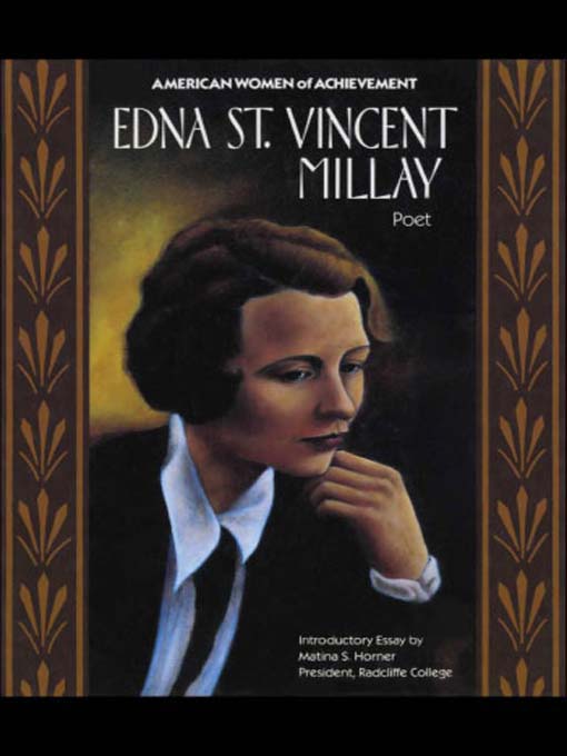 Cover image for Edna St. Vincent Millay